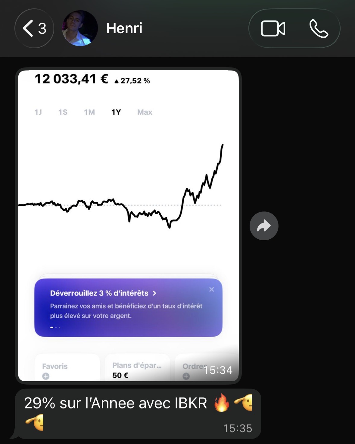 Henri : portefeuille à 12 033 € et +29 % sur l'année avec IBKR