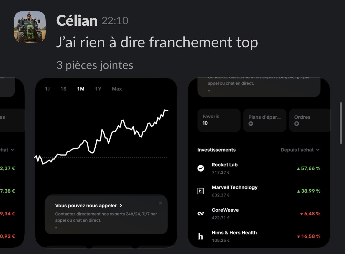 Célian : portefeuille en hausse, Rocket Lab +57,66 % et Marvell +38,99 %